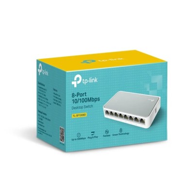 Switch TP-Link 8P 8 Puertos/ RJ-45 10/100