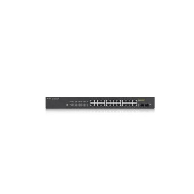 Zyxel gs1900-24hpv2 switch l2 24xgbe poe rackmount