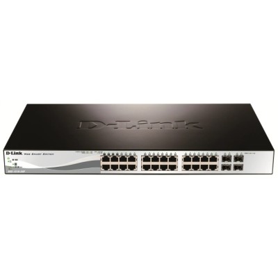 D-link dgs-1210-28p/e switch 24xgb poe 4xsfp combo