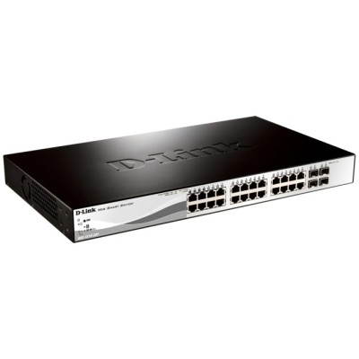 D-link dgs-1210-28p/e switch 24xgb poe 4xsfp combo