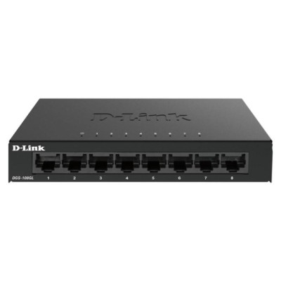 D-link dgs-108gl switch 8xgb metal plug&play