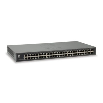 Switch Level One 50-port Fast Ethernet Switch, 2 X Gigabit