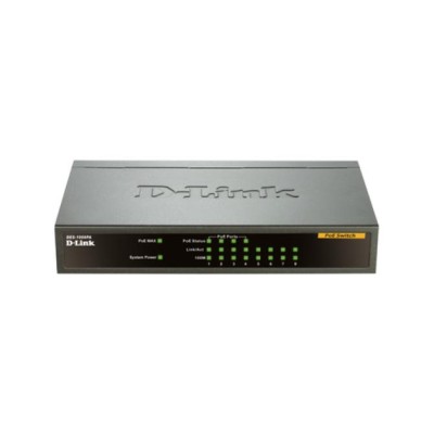 Switch No Gestionable D-link Des-1008pa 8p Ethernet Con 4p Poe