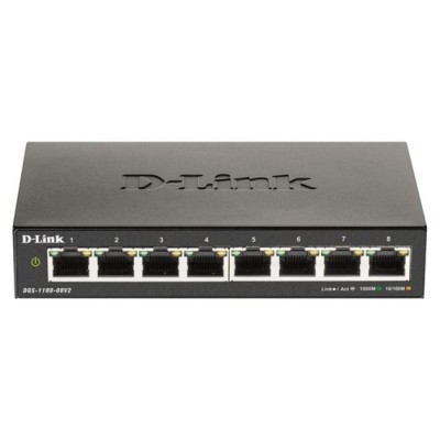 D-link dgs-1100-08v2/e smart switch 8xgbe l2