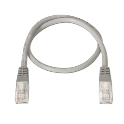 Cable de Red RJ45 UTP Aisens A133-0177/ Cat.5e/ 1m/ Gris