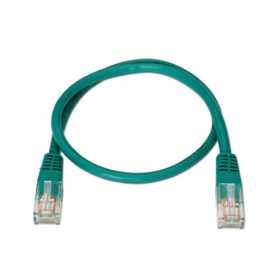 Cable de Red RJ45 UTP Aisens A135-0245 Cat.6/ 50cm/ Verde