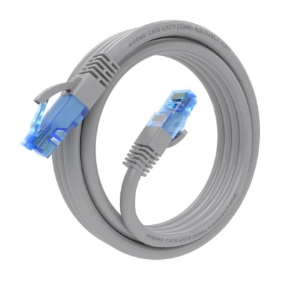 Cable de Red RJ45 AWG26 CCA UTP Aisens A135-0777 Cat.6/ 2m/ Gris