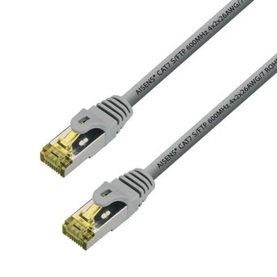 Cable de Red RJ45 S/FTP Aisens A146-0332 Cat.7/ 25cm/ Gris