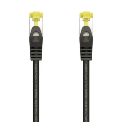 Cable de Red RJ45 SFTP Aisens A146-0484 Cat.7/ 25cm/ Negro