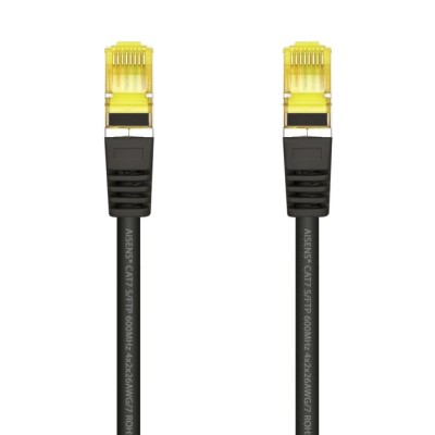 Cable de Red RJ45 SFTP Aisens A146-0486 Cat.7/ 1m/ Negro