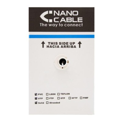 Nanocable Bobina de cable RJ45 FTP Cat.6 Rígido 100% cobre 305