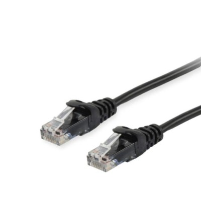 Equip 625457 cable de red Negro 0,5 m Cat6 U/UTP (UTP)