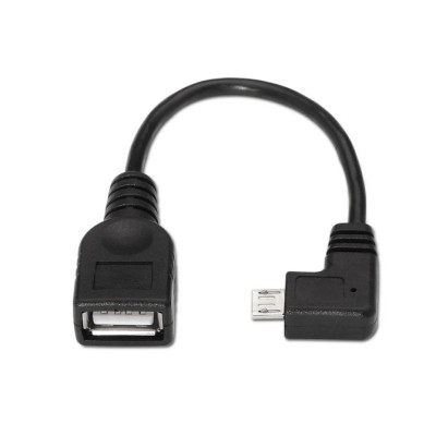 Cable USB 2.0 Aisens A101-0032/ MicroUSB Macho - USB Hembra/