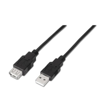 Cable Alargador USB 2.0 Aisens A101-0017/ USB Macho - USB