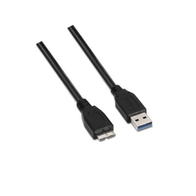 Cable USB 3.0 Aisens A105-0044/ USB Macho - MicroUSB Macho/