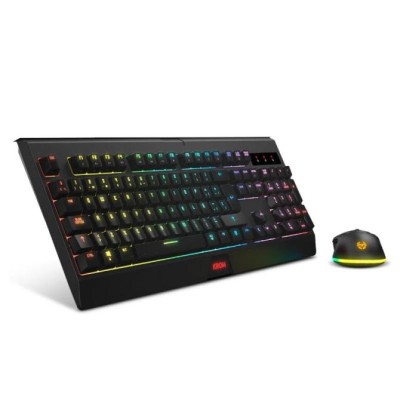 Pack Gaming Krom Kabala/ Teclado + Ratón Inalámbricos