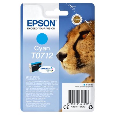 Epson cartucho t0712 cyan