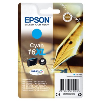 Epson cartucho t1632xl cyan