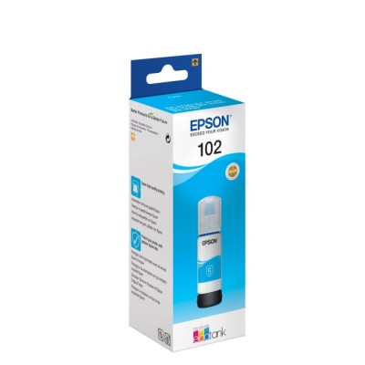 Epson botella tinta ecotank 102 cyan