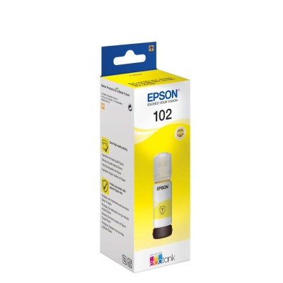 Epson botella tinta ecotank 102 amarillo