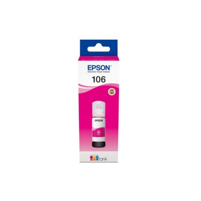 Epson botella tinta ecotank 106 magenta