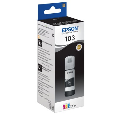 Epson botella tinta ecotank 103 negro