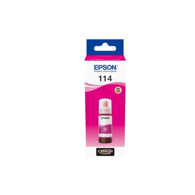 Epson botella tinta ecotank 114 magenta