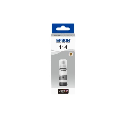 Epson botella tinta ecotank 114 gris