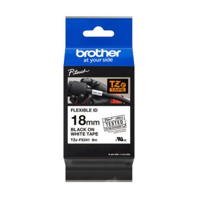 Brother TZE-FX241 cinta para impresora de etiquetas Negro sobre