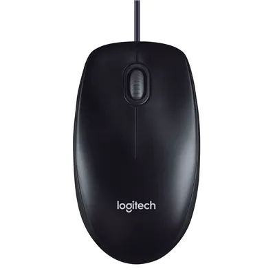 Logitech M90 Ratón optico 1000 DPI, Cable USB, Gris/Negro 2