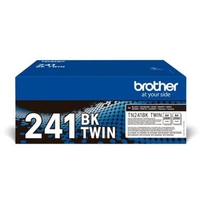 Brother TN241BK TWIN Multipack Ahorro 2x Negro Tóner Original