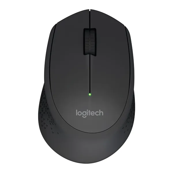 Logitech M280 Gris/Negro Ratón Ergonómico Inalámbrico, 3 botones Hasta 1000 DPI