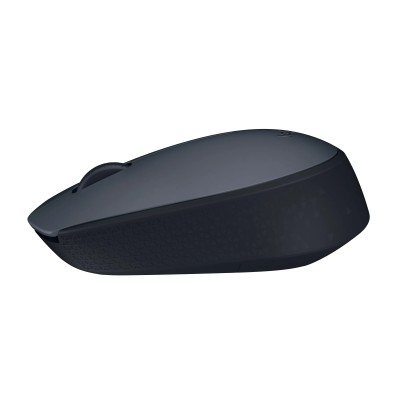 Logitech B170 Dark Grey Ratón Inalámbrico, 3 botones, 1000 dpi