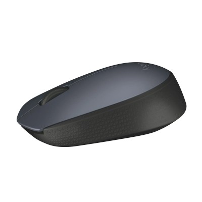 Logitech B170 Dark Grey Ratón Inalámbrico, 3 botones, 1000 dpi