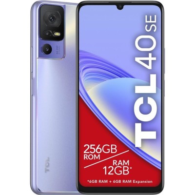 Smartphone TCL 40SE 6GB/ 256GB/ 6.75'/ Púrpura Crepuscular