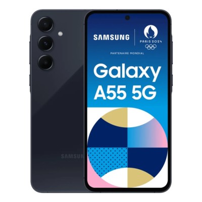 Smartphone Samsung Galaxy A55 8GB/ 256GB/ 6.6'/ 5G/ Negro