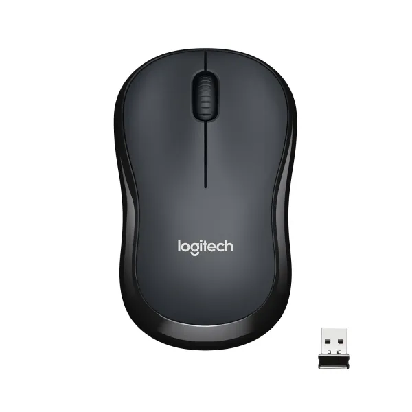 Logitech Silent M220 Ratón Inalámbrico, Hasta 1000 DPI/ Gris Marengo