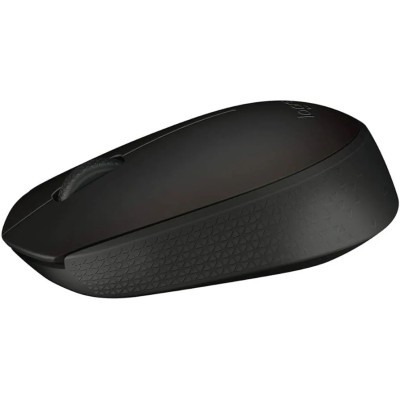 Logitech B170 Dark Black Ratón Inalámbrico, 3 botones, 1000 dpi