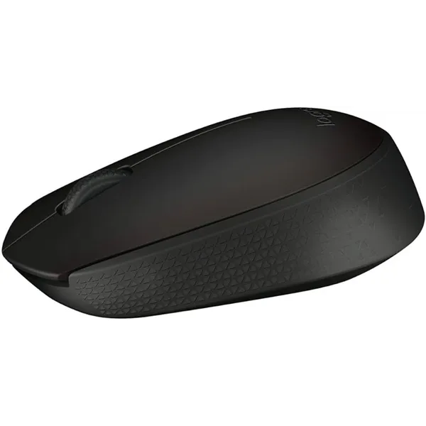 Logitech B170 Dark Black Ratón Inalámbrico , 3 botones, 1000 dpi