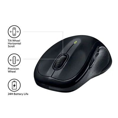 Logitech Pebble M510 Laser Ratón inalámbrico, 5 botones, 1000