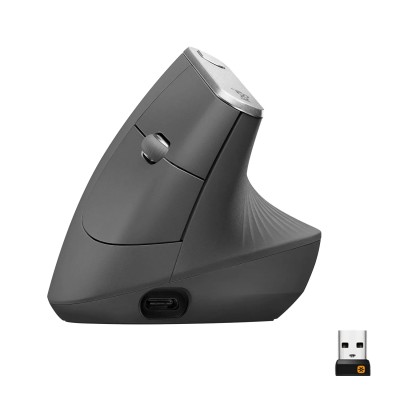 Logitech Vertical MX Bluetooth, Ratón Ergonómico Inalámbrico