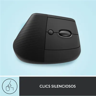 Logitech Lift Vertical Bluetooth, Ratón Ergonómico Inalámbrico