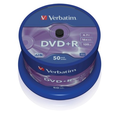 DVD+R Verbatim Advanced AZO 16X/ Tarrina-50uds