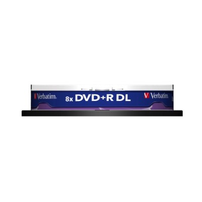 DVD+R Doble Capa Verbatim Advanced AZO 8X/ Tarrina-10uds