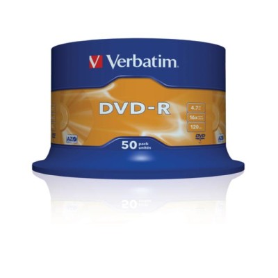 DVD-R Verbatim Advanced AZO 16X/ Tarrina-50uds