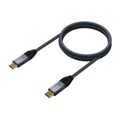 Cable USB 2.0 Tipo-C Aisens A107-0628 5A 100W/ USB Tipo-C Macho