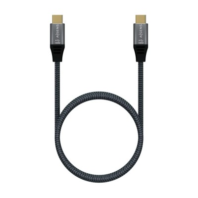 Cable USB 2.0 Tipo-C Aisens A107-0628 5A 100W/ USB Tipo-C Macho