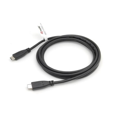 Cable Usb-c A Usb-c Macho 2m Transferencia 480mbps Color Negro