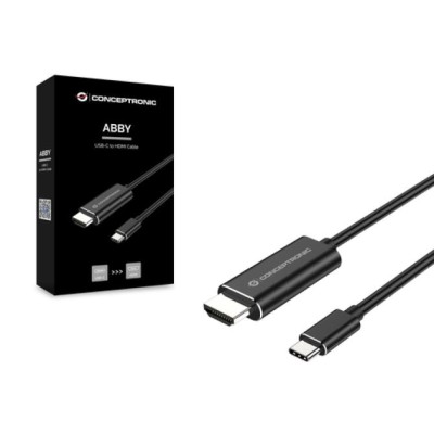 Cable Usb-c Macho A Hdmi Macho 2m 4k Conceptronic Abby04b