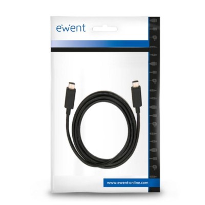 Ewent cable usb-c carga rápida 60w 10gbps,4k 1m